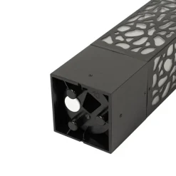 Modern buiten paaltje zwart 40 cm IP44 - Nicole