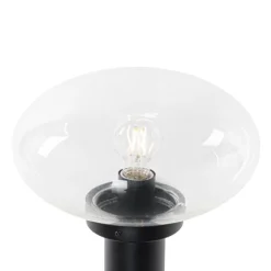 Modern buiten paaltje zwart 50 cm - Elly