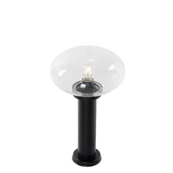 Modern buiten paaltje zwart 50 cm - Elly