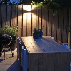 Modern buitenwandlamp grafiet 14,3 cm IP44 - Latina