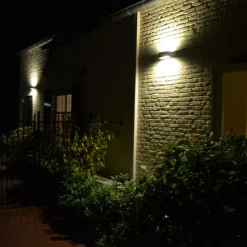 Modern buitenwandlamp grafiet 14,3 cm IP44 - Latina