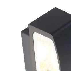 Modern buitenwandlamp grafiet 14,3 cm IP44 - Latina