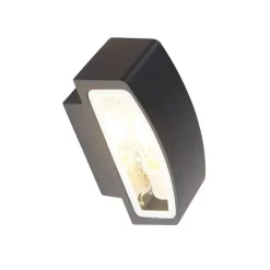Modern buitenwandlamp grafiet 14,3 cm IP44 - Latina