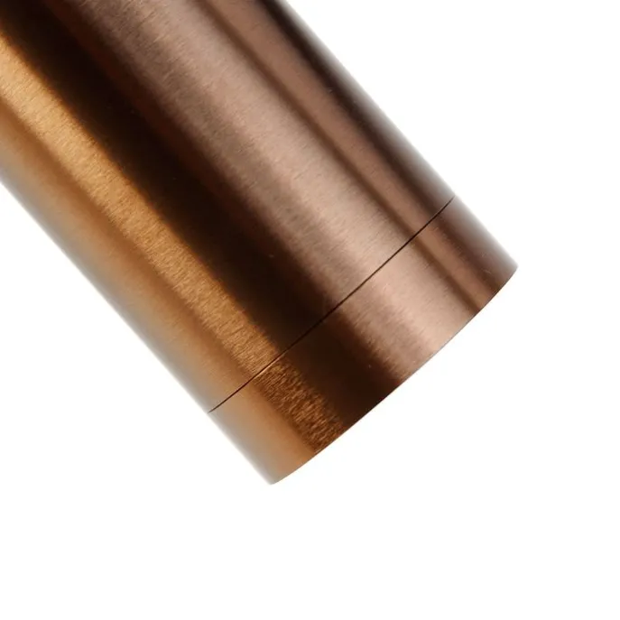 Modern 1-fase railsysteem met 4 spots donkerbrons - Jeana