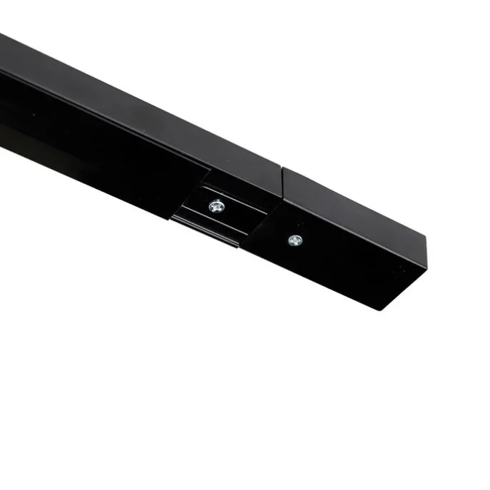 Modern 1-fase railsysteem met 4 spots donkerbrons - Jeana