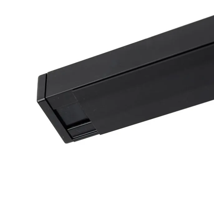 Modern 1-fase railsysteem met 4 spots donkerbrons - Jeana