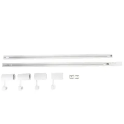 Modern 1-fase railsysteem met 4 spots wit - Jeana