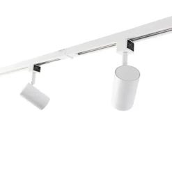 Modern 1-fase railsysteem met 4 spots wit - Jeana