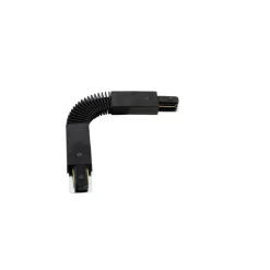 Modern 1-fase railsysteem met 5 spots zwart - Rondoo Up