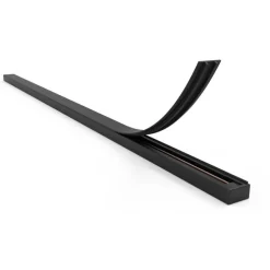 Modern 1-fase railsysteem met 5 spots zwart - Rondoo Up