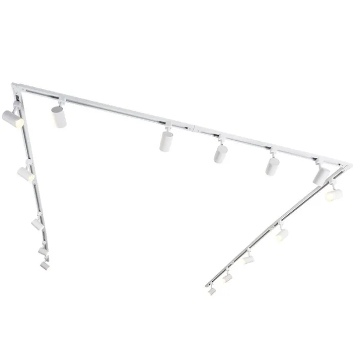 Modern 1-fase railsysteem met 15 spots wit - Iconic Jeana