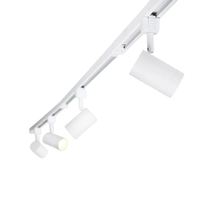 Modern 1-fase railsysteem met 15 spots wit - Iconic Jeana