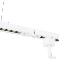 Modern hangend railsysteem met 5 spots wit 1-fase- Iconic Jeana