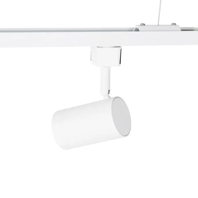 Modern hangend railsysteem met 5 spots wit 1-fase- Iconic Jeana
