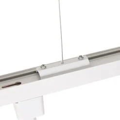 Modern hangend railsysteem met 5 spots wit 1-fase- Iconic Jeana