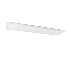 Modern LED paneel staal 120 cm incl. LED 4-staps dimbaar - Liv