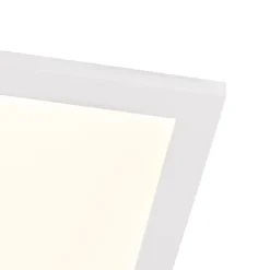 Modern LED paneel staal 120 cm incl. LED 4-staps dimbaar - Liv