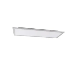 Modern LED paneel staal 80 cm incl. LED - Liv