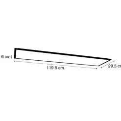 Modern led paneel voor systeem plafond wit rechthoekig - Pawel