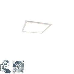 Modern LED paneel wit 40 cm incl. LED 4-staps dimbaar - Liv