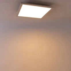 Modern LED paneel wit 40 cm incl. LED 4-staps dimbaar - Liv