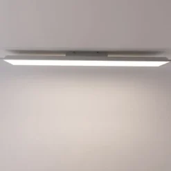 Modern LED paneel wit 100 cm incl. LED dim to warm RGB - Gees