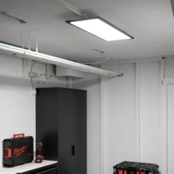 Modern LED paneel zwart 80 cm incl. LED - Liv