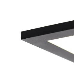 Modern LED paneel zwart 80 cm incl. LED - Liv
