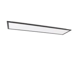 Modern LED paneel zwart 120 cm incl. LED - Liv