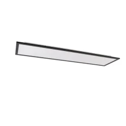 Modern LED paneel zwart 120 cm incl. LED dim to warm - Liv