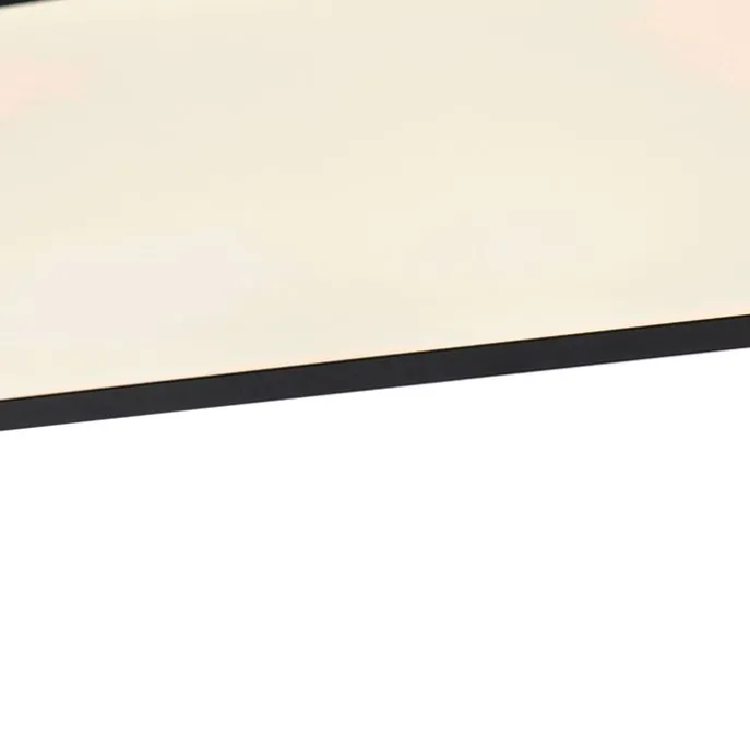 Modern LED paneel zwart 120 cm incl. LED dim to warm - Liv