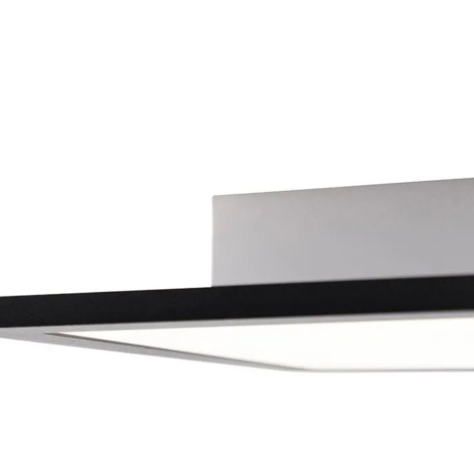 Modern LED paneel zwart 120 cm incl. LED dim to warm - Liv