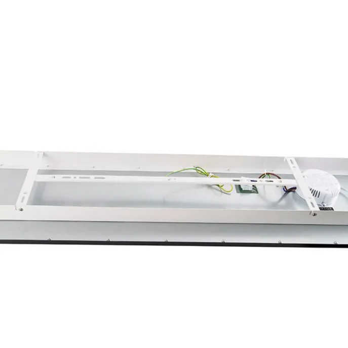 Modern LED paneel zwart 120 cm incl. LED dim to warm - Liv