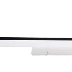 Modern LED paneel zwart 100 cm incl. LED dim to warm - Armstrong