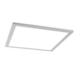 Modern LED-paneel staal 40 cm incl. LED - Liv