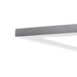 Modern LED-paneel staal 40 cm incl. LED - Liv