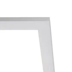 Modern LED-paneel staal 40 cm incl. LED - Liv