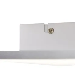 Modern LED-paneel staal 40 cm incl. LED - Liv