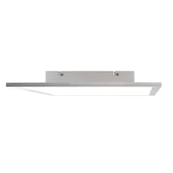 Modern LED-paneel staal 40 cm incl. LED - Liv