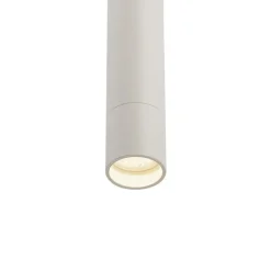 Modern railsysteem met 3 hanglampen wit 1-fase - Slimline Keno