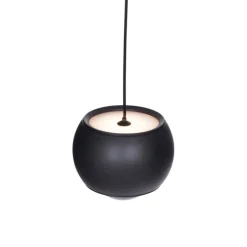 Modern railsysteem met 3 hanglampen zwart 1-fase - Magnetic Lance