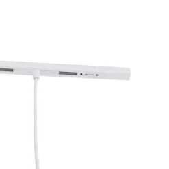 Modern railsysteem met 6 hanglampen wit 1-fase - Slimline Keno