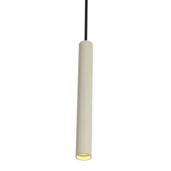 Modern railsysteem met 3 hanglampen beige met zwart 1-fase - Slimline Keno