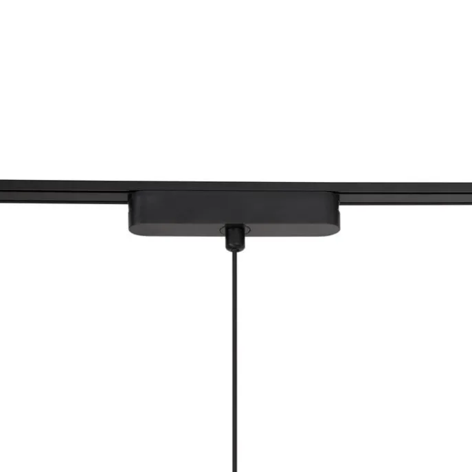 Modern railsysteem met 6 hanglampen zwart 1-fase - Magnetic Vance