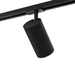 Modern railsysteem met 5 spots zwart 1-fase GU10 70mm - Iconic Jeana Luxe