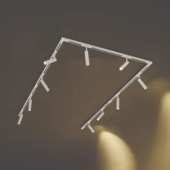 Modern railsysteem met 10 spots wit 1-fase - Slimline Uzzy