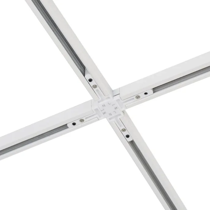 Modern railsysteem met 10 spots wit 1-fase - Slimline Uzzy