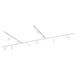 Modern railsysteem met 10 spots wit 1-fase - Slimline Uzzy