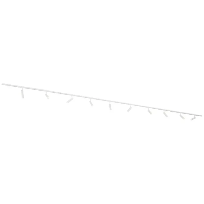 Modern railsysteem met 10 spots wit 1-fase - Slimline Uzzy