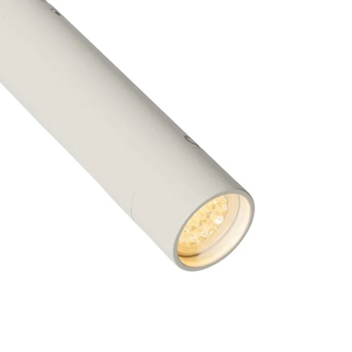 Modern railsysteem met 10 spots wit 1-fase - Slimline Uzzy